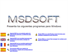 Tablet Screenshot of msd-soft.com